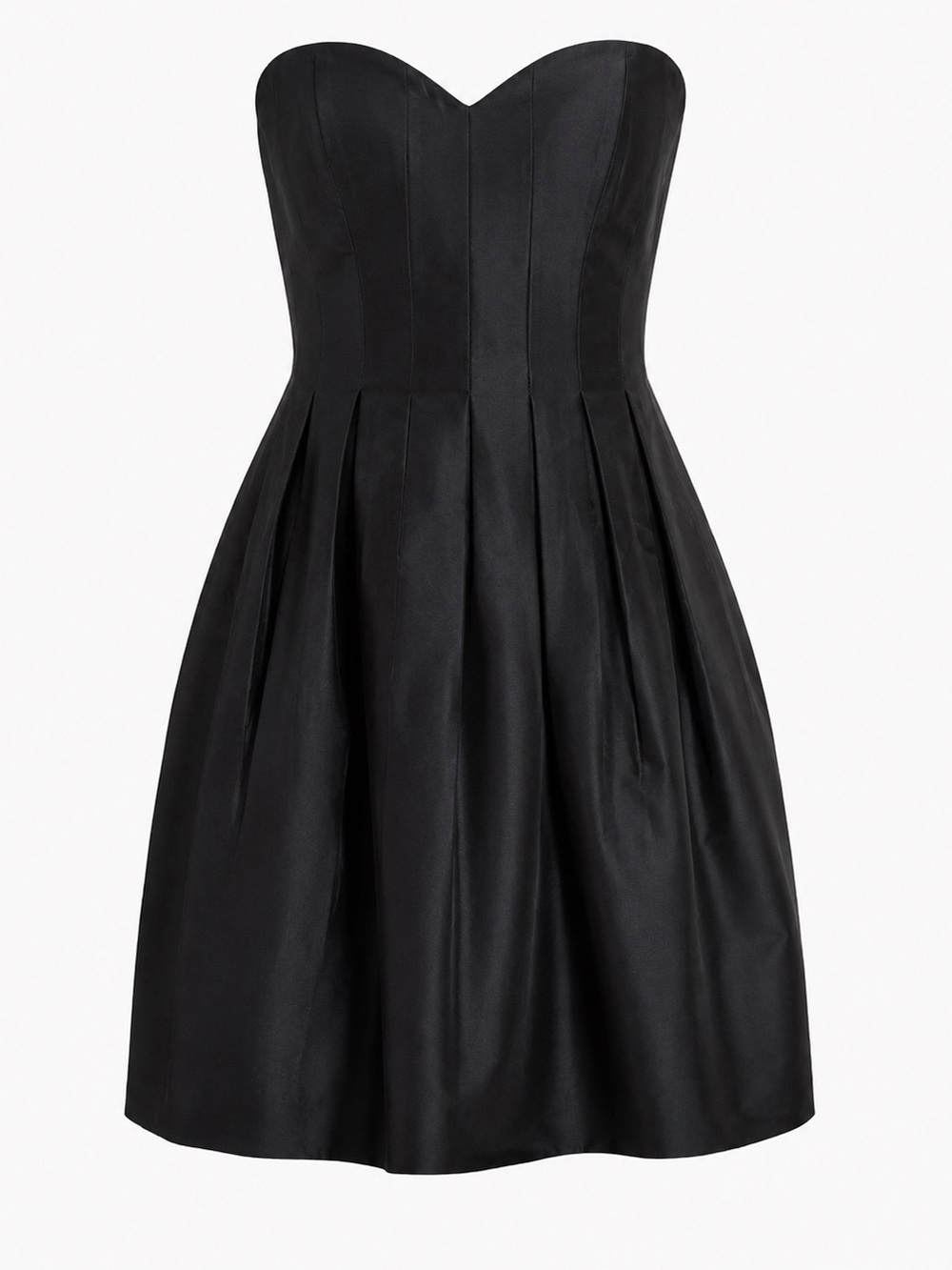 NWT J.Crew Weddings & Parties Strapless Black Fit & Flare Dress Size 12